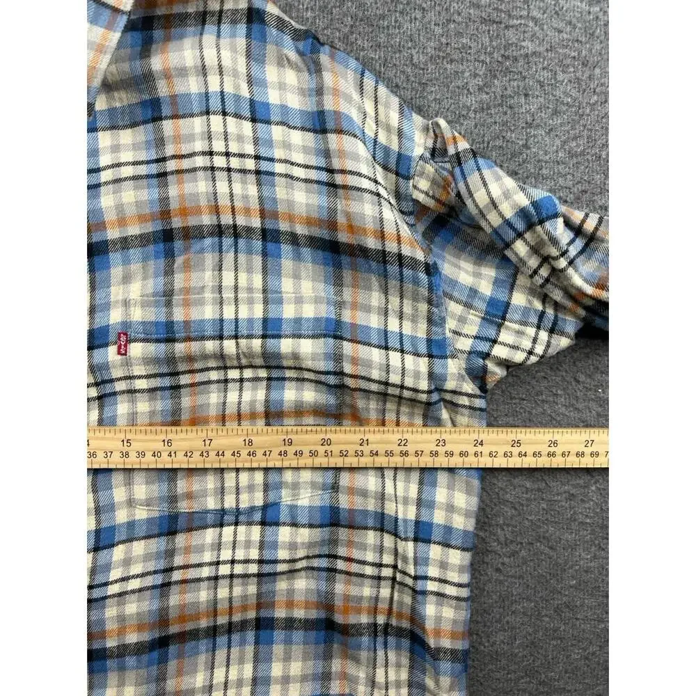 Levi's‎ Men's Casual Plaid Button Up Shirt Size Small